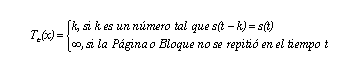 Distancia trasera